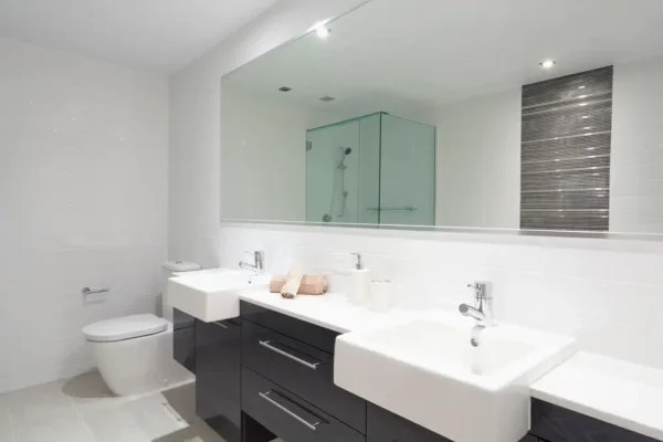 Bathroom cleaning square fit